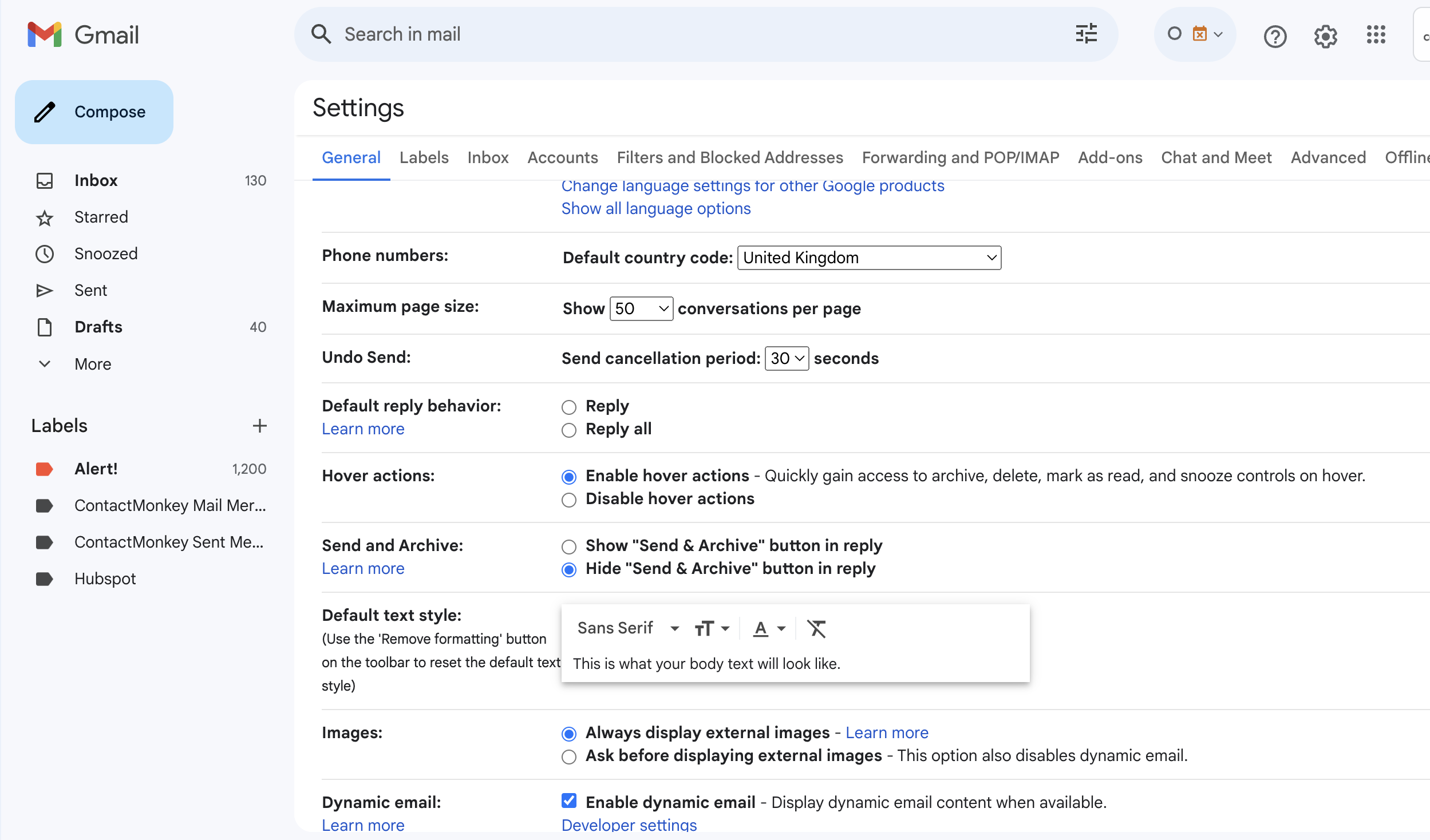 Allow Automatic Downloads of Images within Gmail ContactMonkey Help