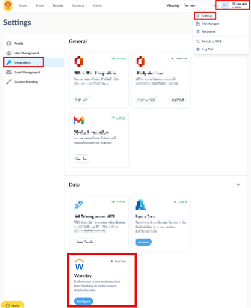List management workday api credentials expired contactmonkey help